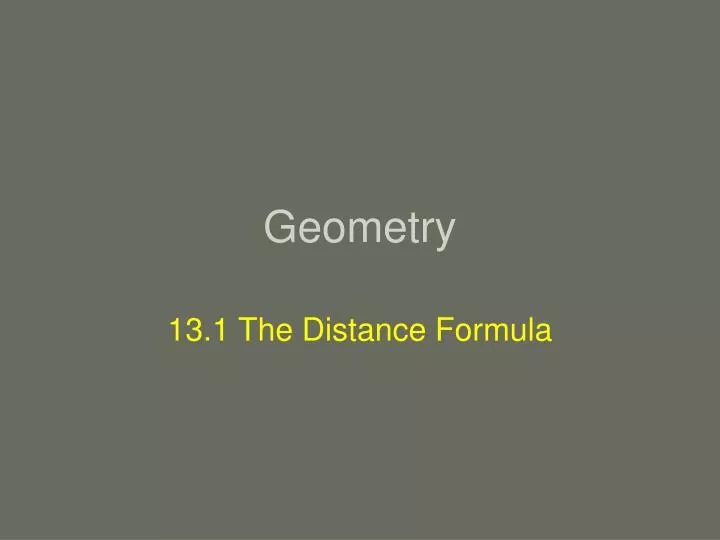 geometry