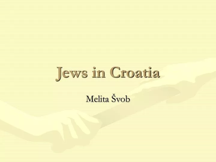 jews in croatia
