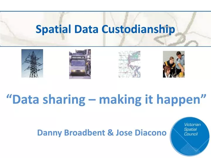 spatial data custodianship