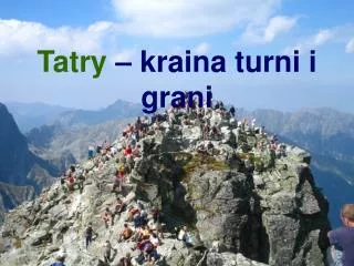 tatry kraina turni i grani