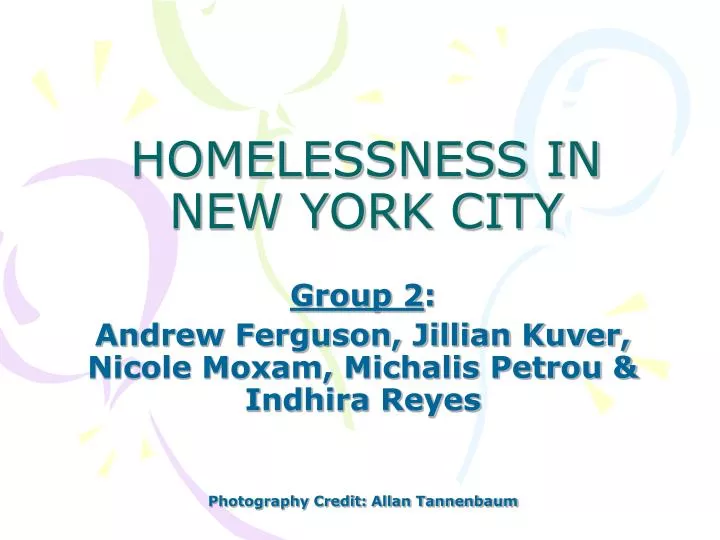homelessness in new york city
