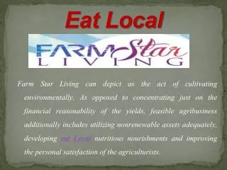 Great Agricultural Resources to the Farm