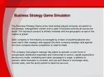 Business Strategy Game Simulation - slide 1