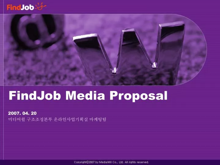 findjob media proposal