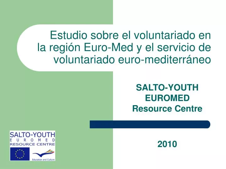 estudio sobre el voluntariado en la regi n euro med y el servicio de voluntariado euro mediterr neo