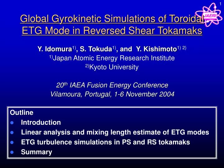 global gyrokinetic simulations of toroidal etg mode in reversed shear tokamaks