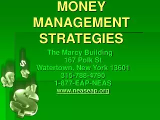 MONEY MANAGEMENT STRATEGIES