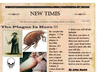 The Plague Is Here !!!