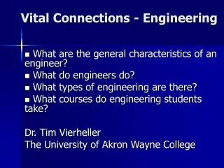 Vital Connections - Engineering