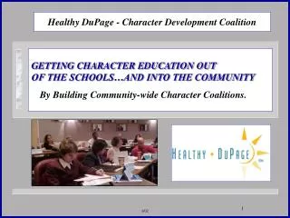 Healthy DuPage - Character Development Coalition