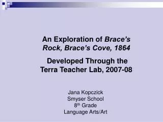 Jana Kopczick Smyser School 8 th Grade Language Arts/Art