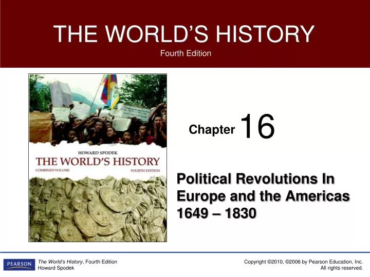 political revolutions in europe and the americas 1649 1830