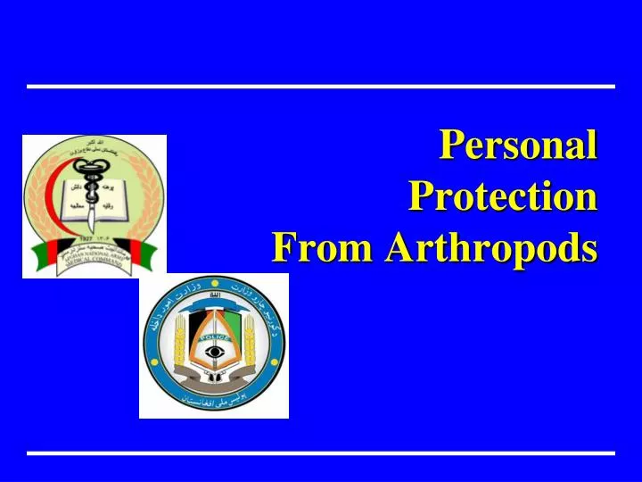 personal protection from arthropods