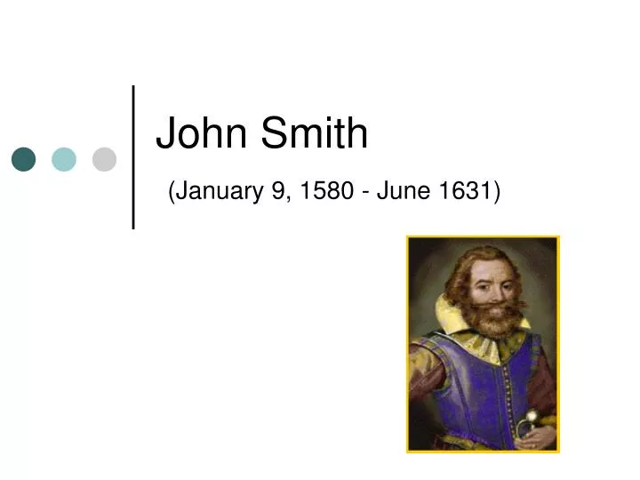 john smith january 9 1580 june 1631