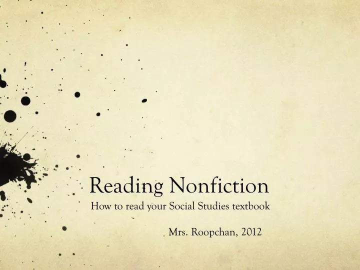 reading nonfiction