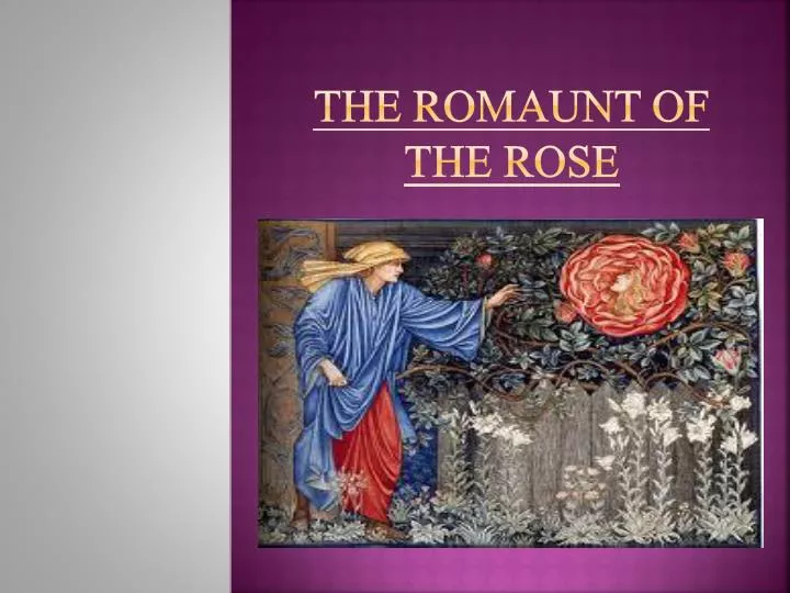 the romaunt of the rose