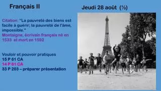 jeudi 28 ao t