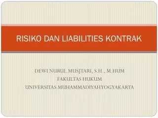 risiko dan liabilities kontrak