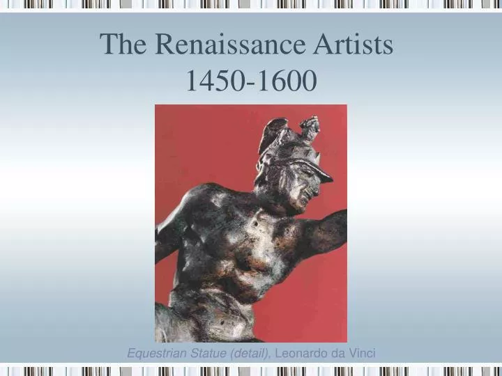 the renaissance artists 1450 1600