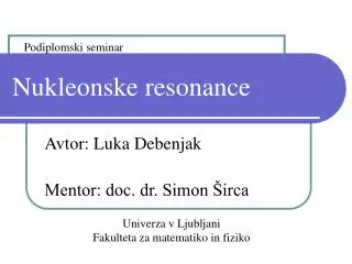 nukleonske resonance