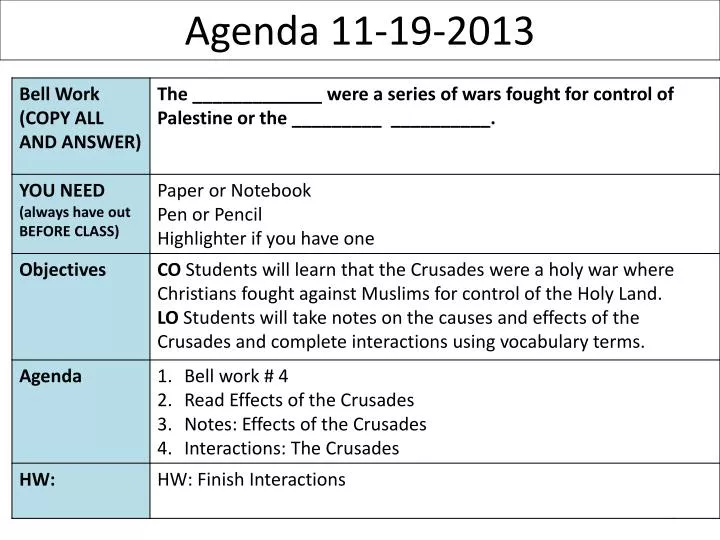 agenda 11 19 2013