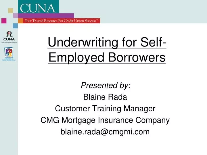 underwriting for self employed borrowers