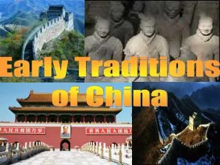 Early Traditions of China
