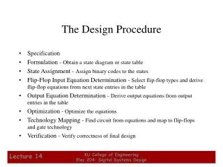The Design Procedure