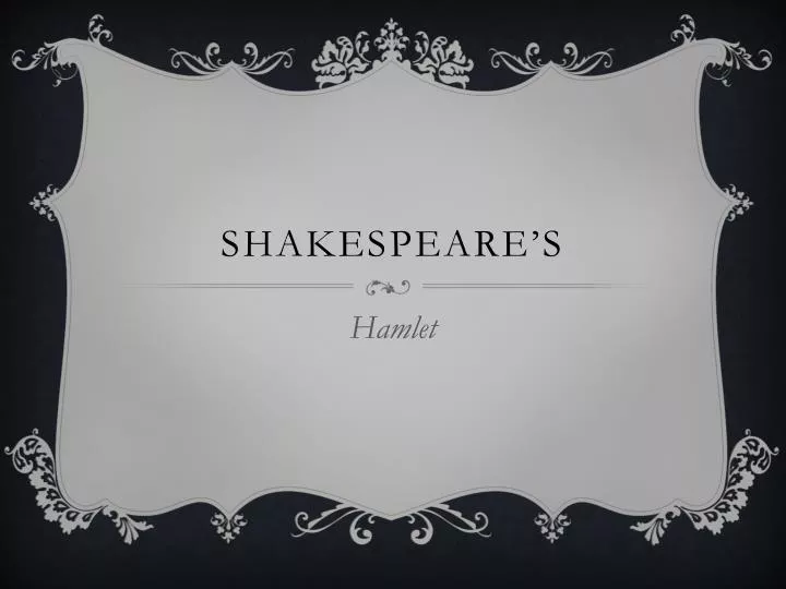 shakespeare s