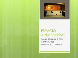 espacio artmosferas