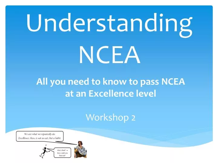 understanding ncea