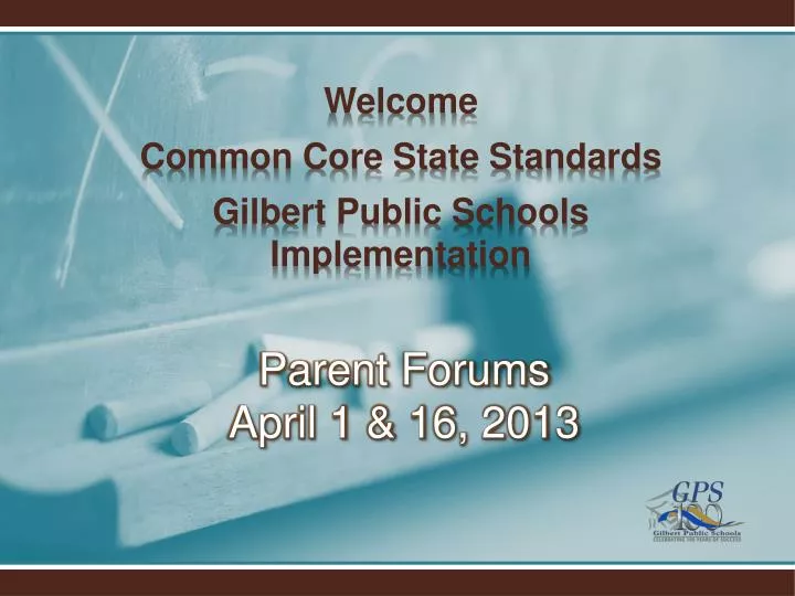welcome common core state standards gilbert public schools implementation