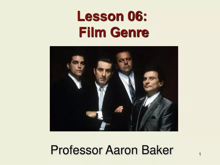lesson 06 film genre