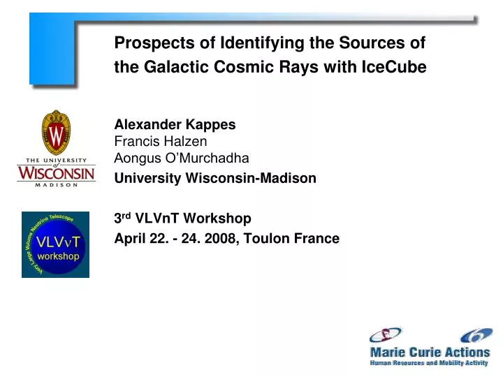 prospects of identifying the sources of the galactic cosmic rays with icecube