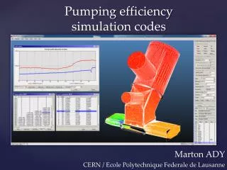 Pumping efficiency simulation codes