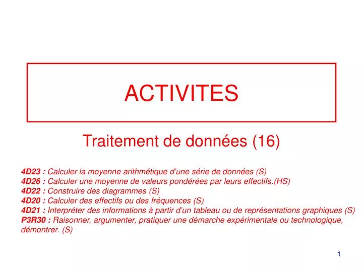 activites