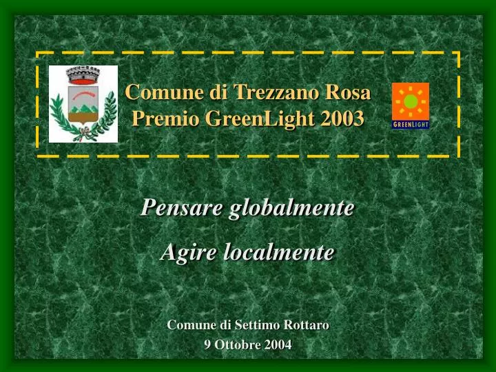 comune di trezzano rosa premio greenlight 2003
