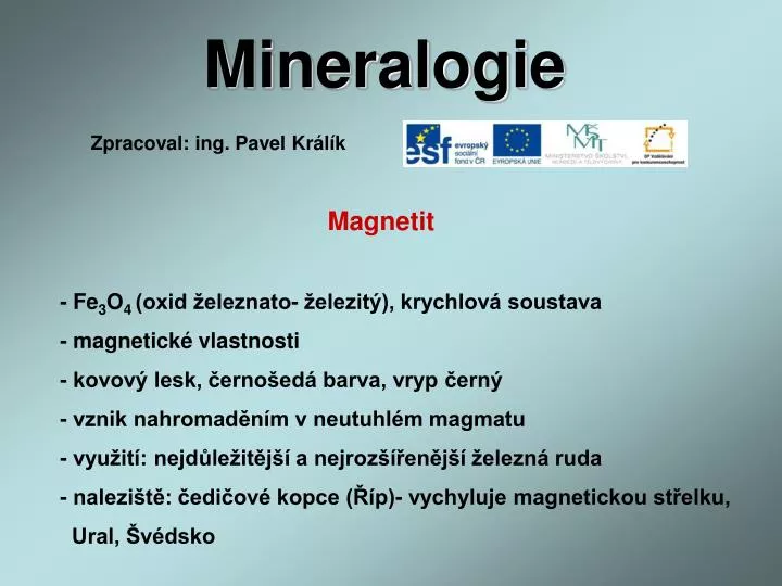 mineralogie