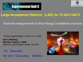 Large Acceptance Detector (LAD) for 12 GeV Hall C