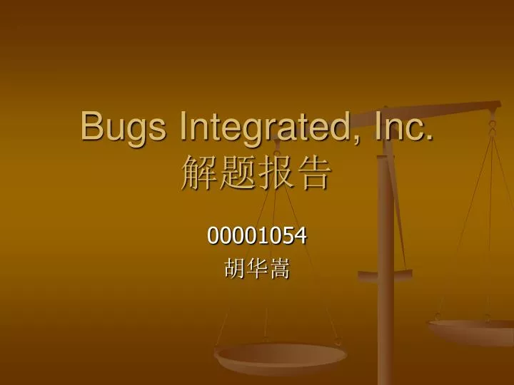 bugs integrated inc