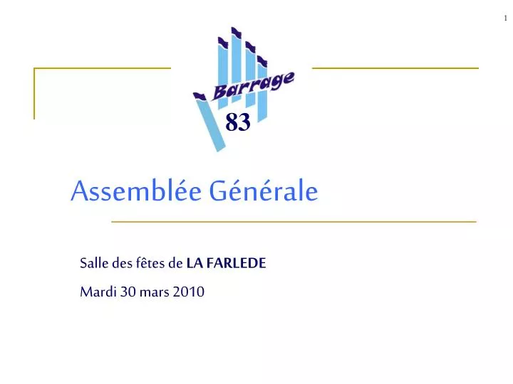 assembl e g n rale