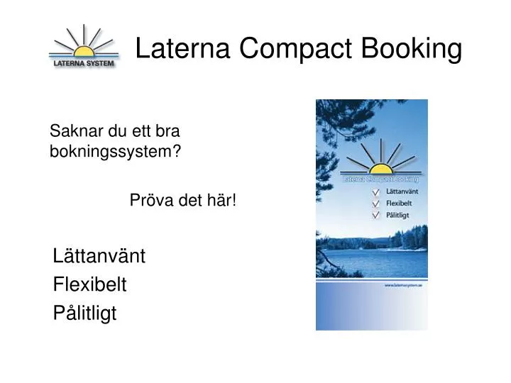 laterna compact booking