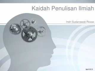 kaidah penulisan ilmiah