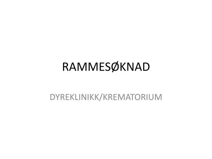 rammes knad