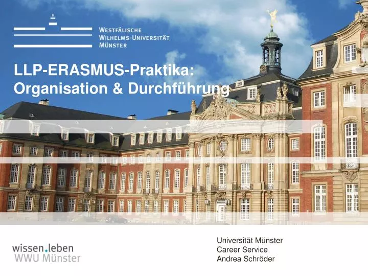 llp erasmus praktika organisation durchf hrung