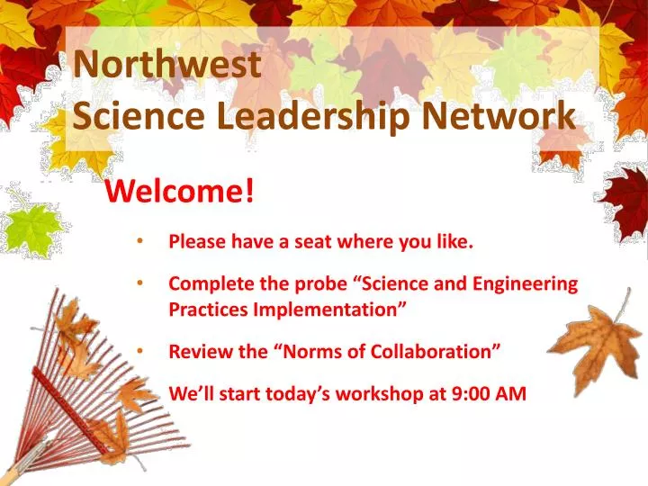 northwest science leadership network