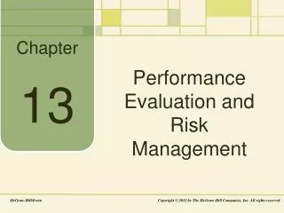 Performance Evaluation Measures, I.