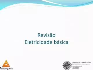 revis o eletricidade b sica