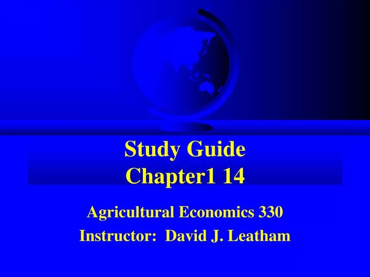 study guide chapter1 14