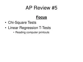 AP Review #5